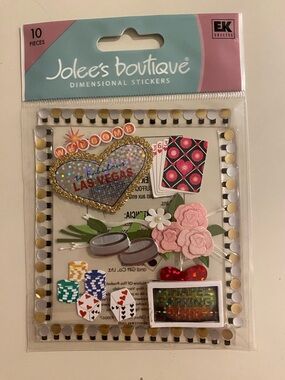 NWT Jolee's Boutique Las Vegas Wedding Scrapbooking Stickers